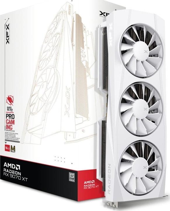 Actual product image XFX Quicksilver AMD Radeon RX 9070 XT Magnetic Air Edition (16 GB)