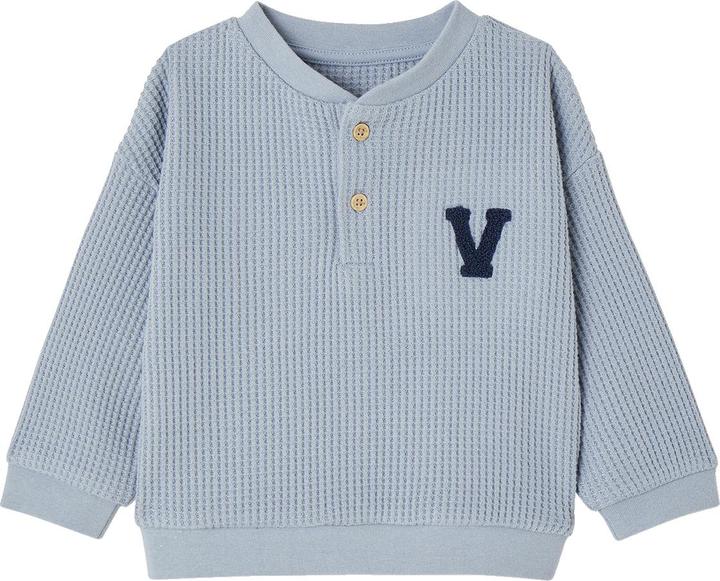 Produktbild Vertbaudet Jungen Baby Pullover aus Waffelpikee (62)