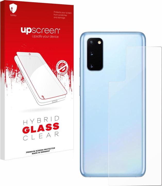 Produktbild upscreen Schutzglas Schutzfolie Displayschutz Display Schutz Glas Folie klar (1 Stück, Samsung Galaxy S20 5G)