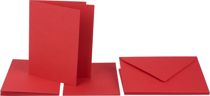 Image du produit Folia Cartes doubles rectangulaires 220 g/m2 (5 pcs)