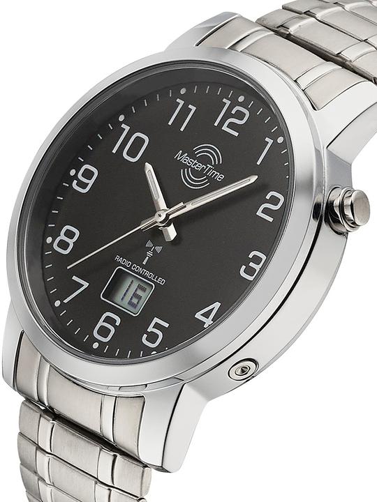 Produktbild Master Time MTGA-10308-22M Funk Basic Series Herren 41mm 3ATM (Digitaluhr, Analoguhr, Lünette drehbar, Funkuhr, 41 mm)