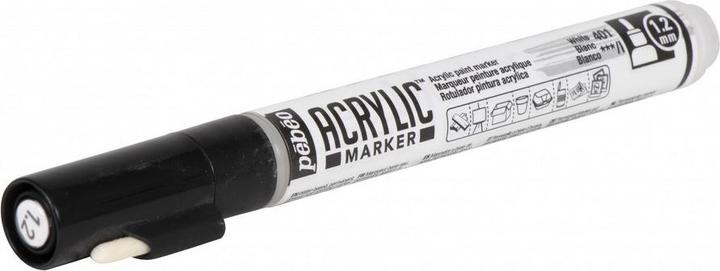 Immagine prodotto Pebeo Acrylic Marker Fine Punta 1,2mm (Bianco, 1.20 mm)