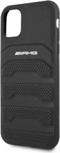 Actual product image Mercedes-Benz Hard Cover Debossed Black, for iPhone 11, AMHCN61GSEBK (Apple iPhone 11)