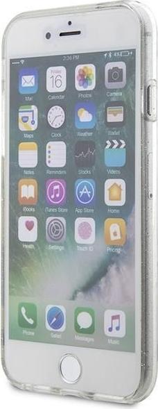 Actual product image Karl Lagerfeld KLHCI8HNKCTGT iPhone 7/8/ SE 2020 / SE 2022 transparent hardcase Gliter Karl&Chou (Apple iPhone 7, Apple iPhone SE, Apple iPhone 8)