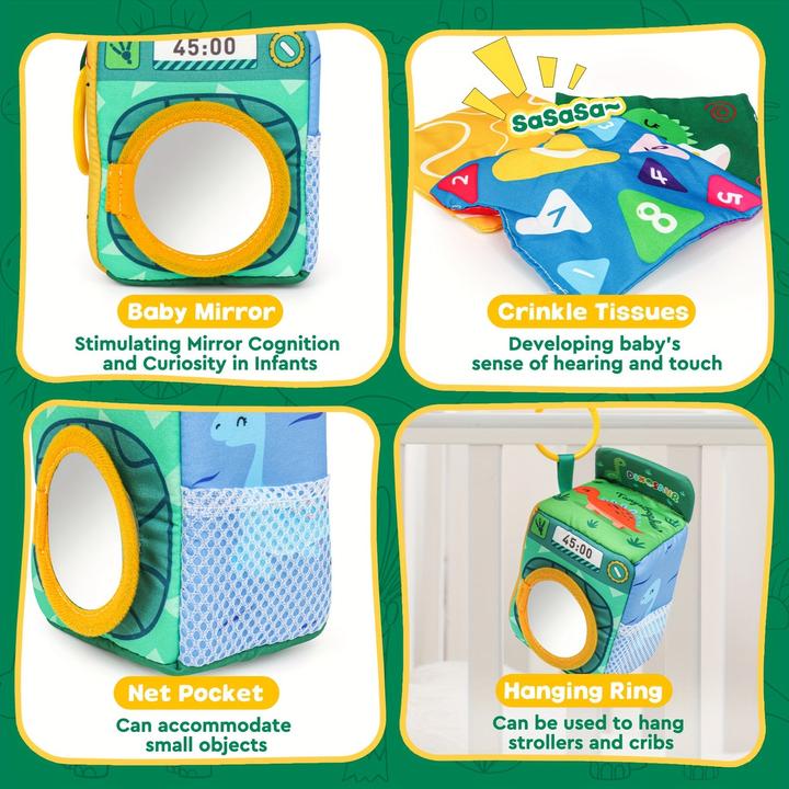 Image du produit Activity Board Boîte à mouchoirs pour bébés, nouveau-nés, jouets pour enfants en bas âge.