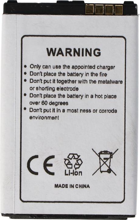 Actual product image AccuCell Battery LG KF300, LG KM380, LG KS360