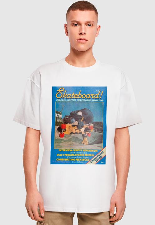 Actual product image Merchcode The Skateboard Magazine Cover No 8 Oversize Tee - 169733 (S)