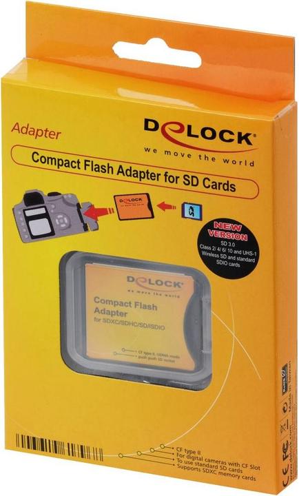 Actual product image Delock Adapter SD - CF II