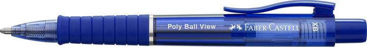 Actual product image Faber-Castell Ballpoint pen 'Poly Ball View' XB (Admiral Blue, 1 x)