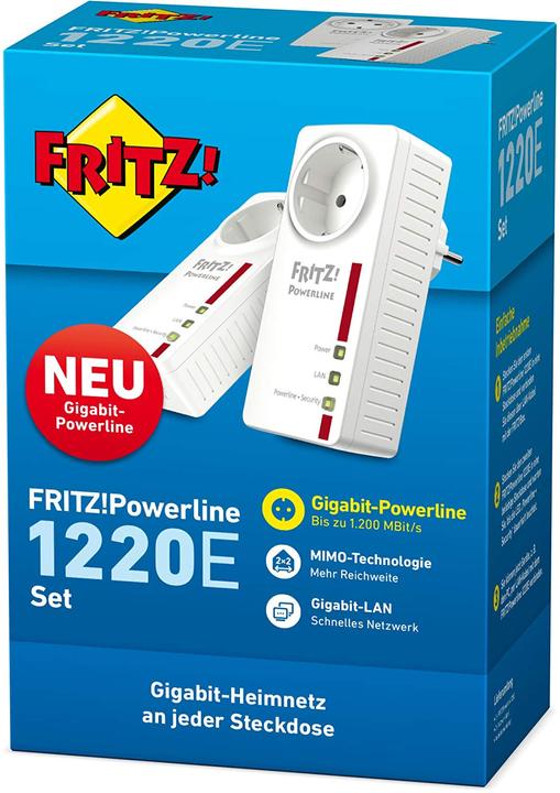 Immagine prodotto AVM FRITZ!Powerline 1220 Set (1200 Mbit/s)