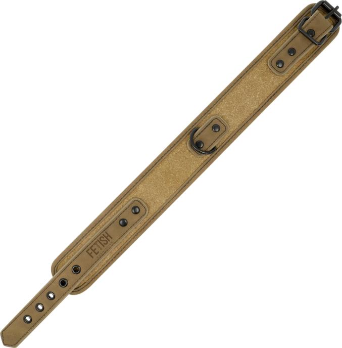 Actual product image Fetish submissive Collar & Leash vegan leather
