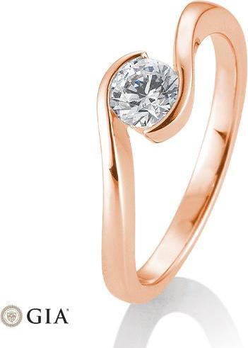 Produktbild Breuning Ring Schwung 0,40-0,60 ct. (48, 585/14 K Gold)