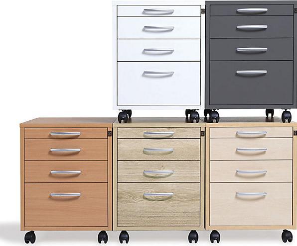 Actual product image kaiserkraft Miami mobile pedestal, 4 drawers