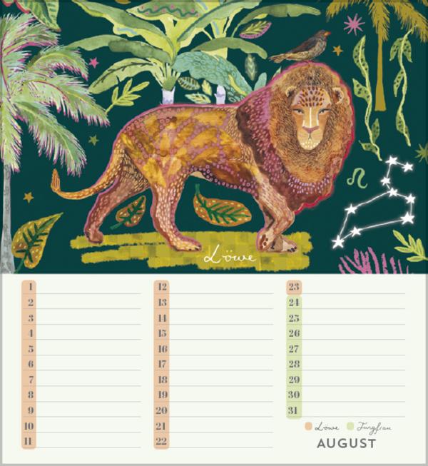 Produktbild Geburtstagskalender Sternzeichen (Deutsch)