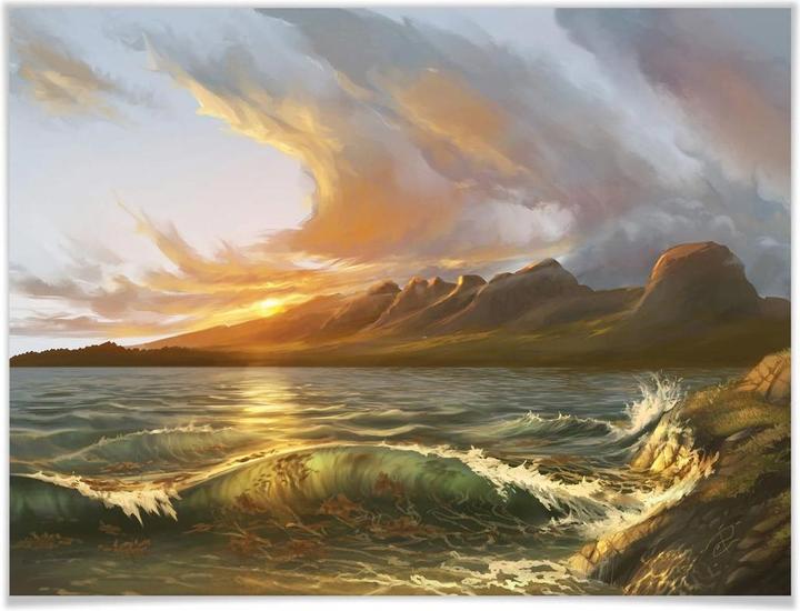 Immagine prodotto Trenddeko aerroscape - Inghilterra: Seven Sisters (120 x 100 cm)