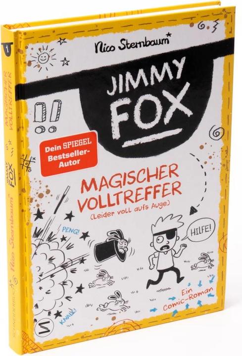 Actual product image Jimmy Fox. Magischer Volltreffer (leider voll aufs Auge) - Ein Comic-Roman (German, Nico Sternbaum, 2022)