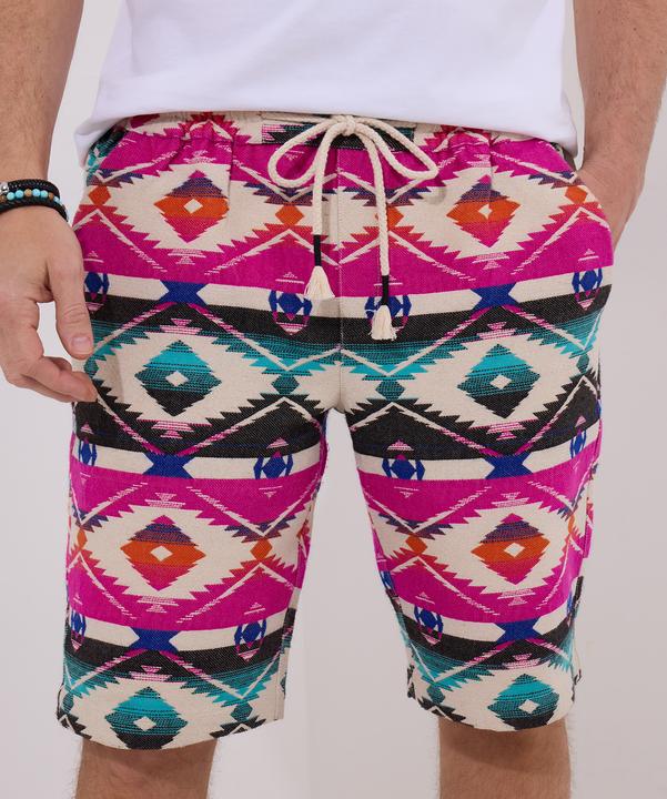 Produktbild Joe Browns Bold Aztec Print Drawerstring Shorts (46)