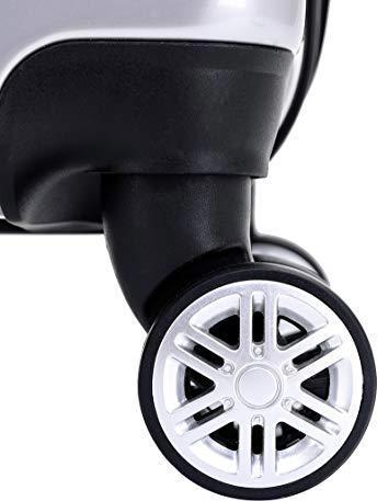 Immagine prodotto Beibye Carrello a guscio rigido Twin Wheels 2048, argento, XL (115 l, L (90 - 115l))