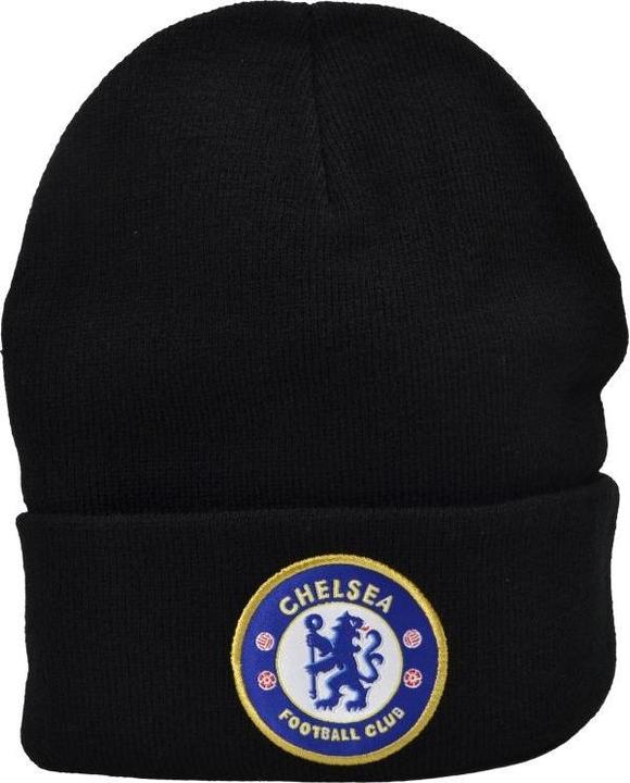 Actual product image Chelsea FC Unisex Adult Crest Knitted Beanie