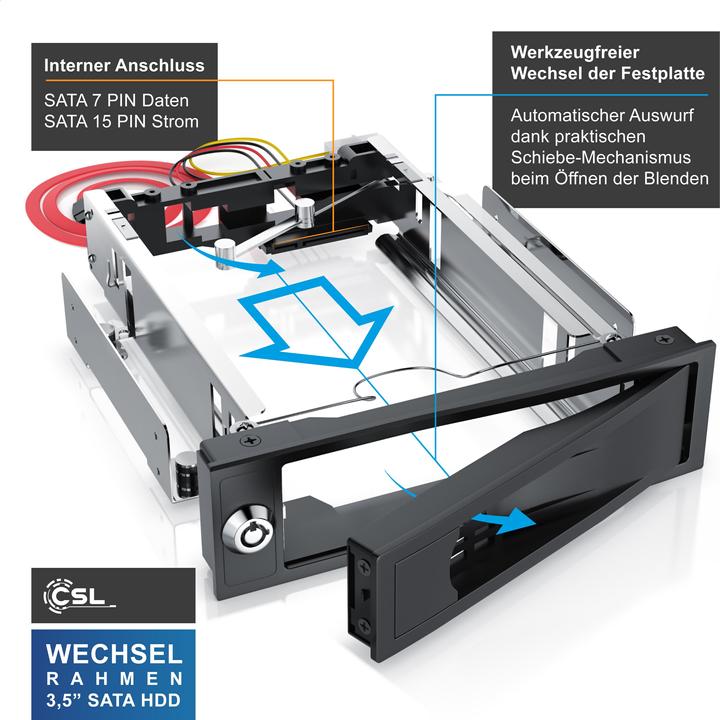 Actual product image CSL 3.5" to 5.25" interchangeable frame