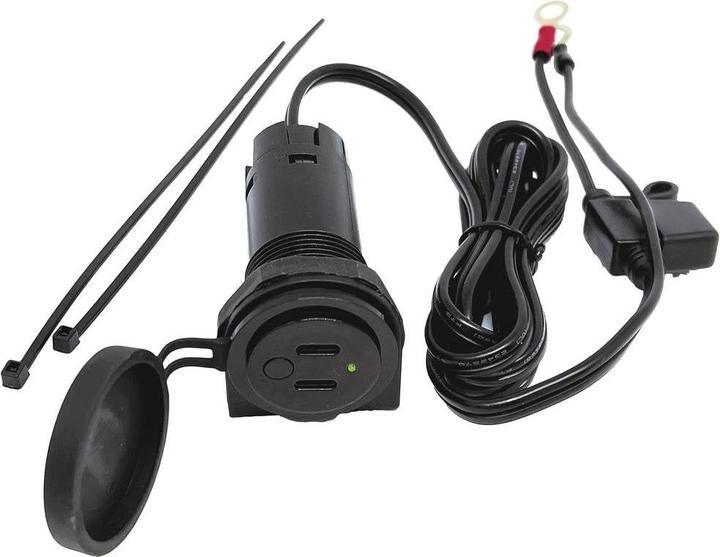 Actual product image BAAS USB twin on-board socket 3.6A 12/24 V