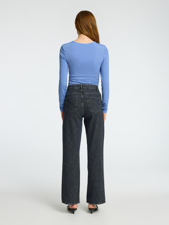 Actual product image Selected Femme Knoten-Effekt Langärmeliger Body (XS)