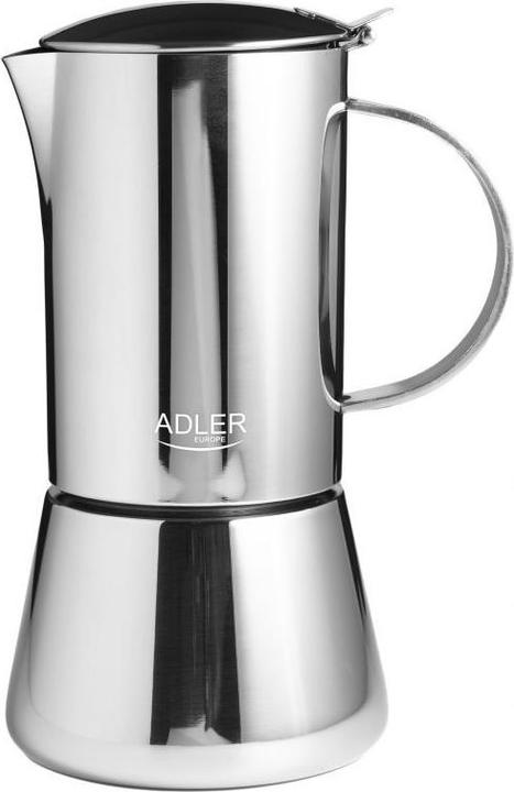 Immagine prodotto Adler | Caffettiera Espresso | AD 4419 | Acciaio inossidabile (6 T.)
