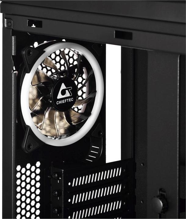 Actual product image Chieftec Stallion II (black, tempered glass) (Mini-ITX, mATX, ATX)
