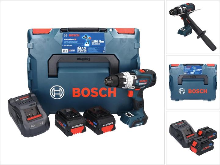 Zusatzhandgriff, 2 Akkus, Bluetooth Low Energy Modul GCY 42, Schnellladegerät, L-Boxx, L-Boxx Einlage für Gerät