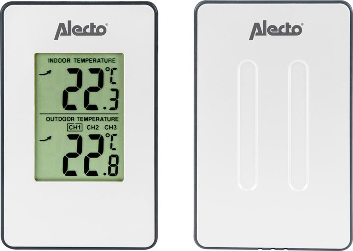 Actual product image Alecto WS-1050 Weather Station with Outdoor Sensor (White)
