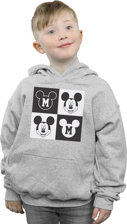 Produktbild Disney Mickey Mouse Smiling Squares Kapuzenpullover Jungen (128)