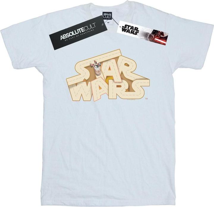 Actual product image Star Wars Mens Tatooine Jumble Logo T-Shirt (XXL)