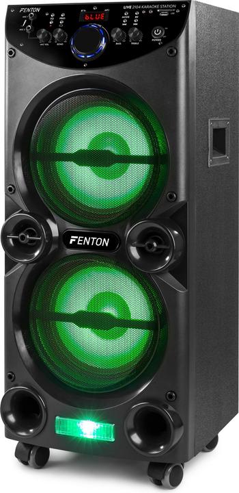 Image du produit Fenton Machine de karaoké Loudspeaker LIVE2104 noire (Actif, 1x 400 W)