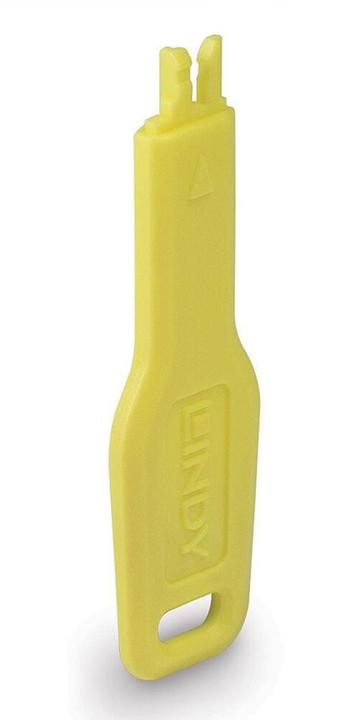 Image du produit Lindy Clé pour serrure de port RJ45 jaune (47899)