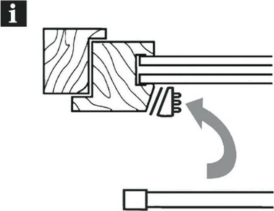 Actual product image Gardinia Clamping rod