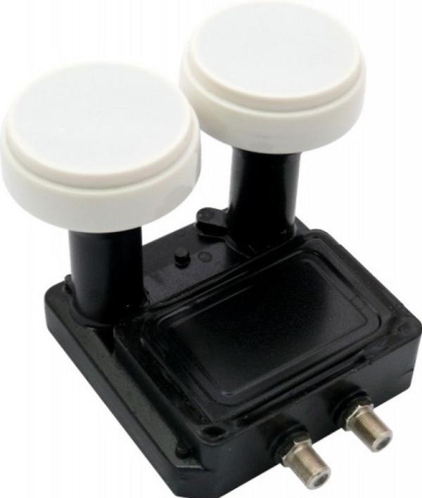 inverto 77-118# Sat-Inverter-Monoblock-Doppelkonverter (Twin LNB, 23mm, 40mm)