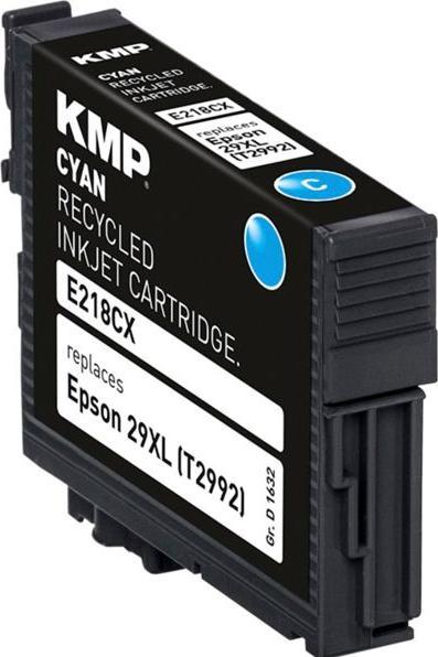 Produktbild KMP E218CX Tintenpatrone kompatibel mit Epson T 2992 XL (C)