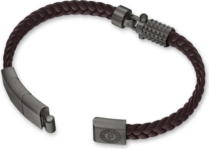 Produktbild Police Wrath Armband (19 cm, Edelstahl, Leder)