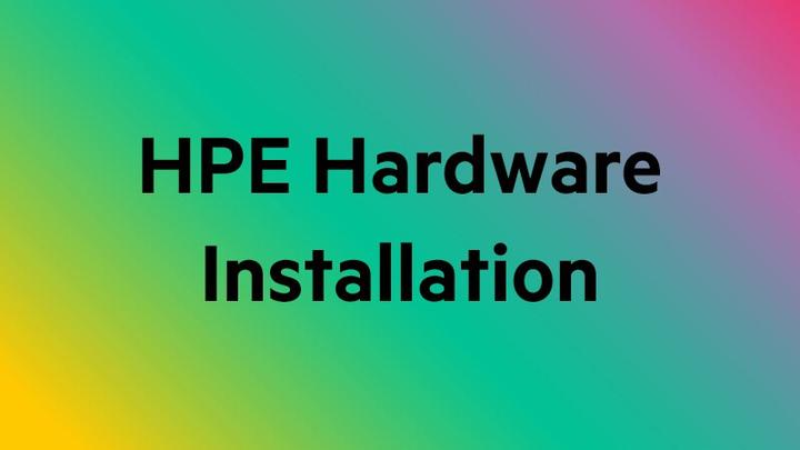 Actual product image HPE Hp Startup Storage Addl One Day Svc