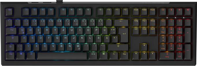Produktbild Ducky One X Wireless Gaming Tastatur, AI Switch, RGB LED - schwarz (DE, Kabellos)