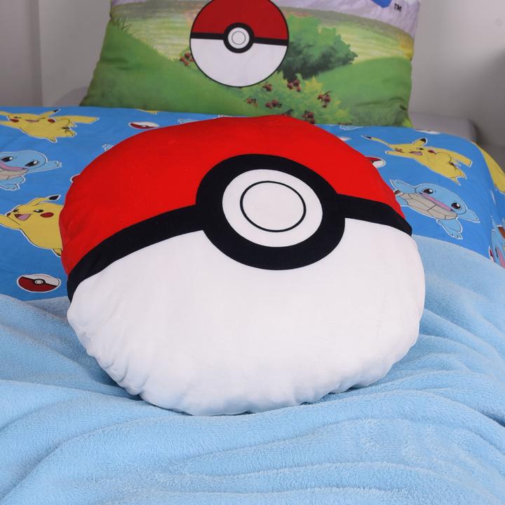 Image du produit Herding Coussin décoratif Pokemon Pokeball 30 cm (30 x 30 cm)