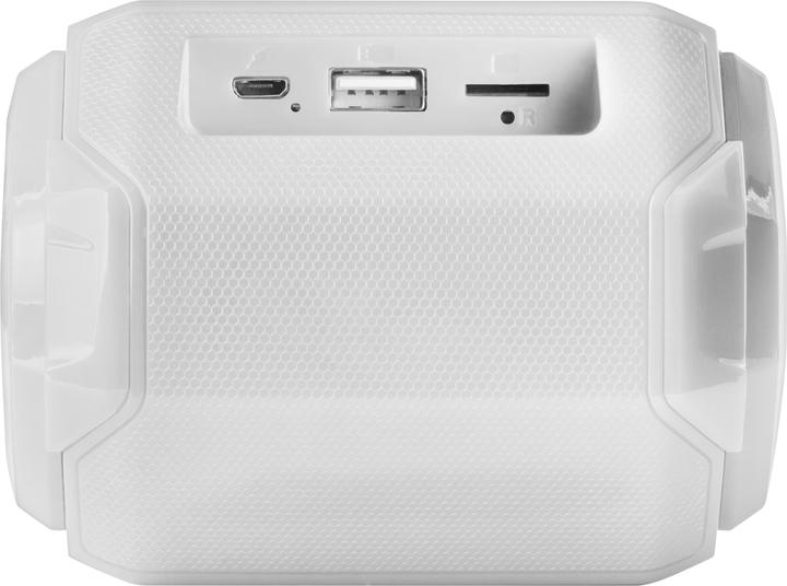 Actual product image Mars Gaming Enceintes Bluetooth Msbax RGB (Blanc) (8 h, Rechargeable battery operated)