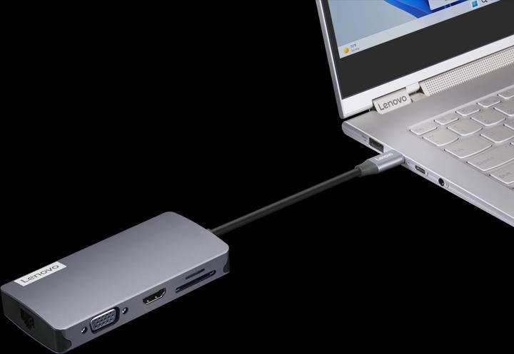 Produktbild Lenovo 150 USB-C Travel Dock (P) (USB-C, 4 Ports)