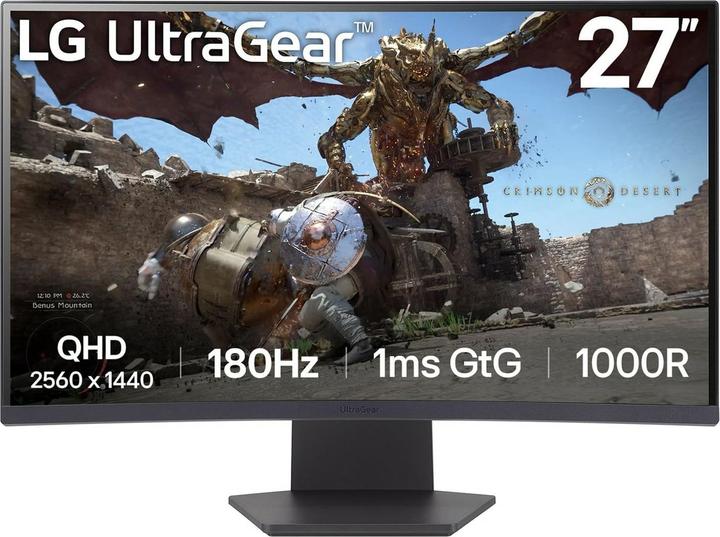 Produktbild LG Dis 27 27GS60QC-B Consumer Ultragear (2560 x 1440 Pixel, 27")