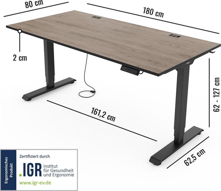 Produktbild Yaasa Desk Essential (180 x 80 cm)