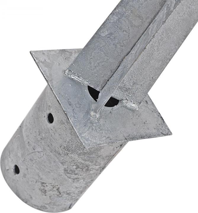 Actual product image Dema Pfosten - Einschlagbodenhülse Einschlaghülse Bodenhülse Pfostenträger rund Ø 100
