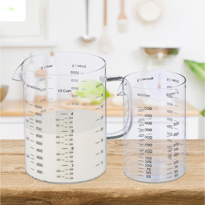 Actual product image Relaxdays 2-tlg. Messbecher-Set (1000 ml)