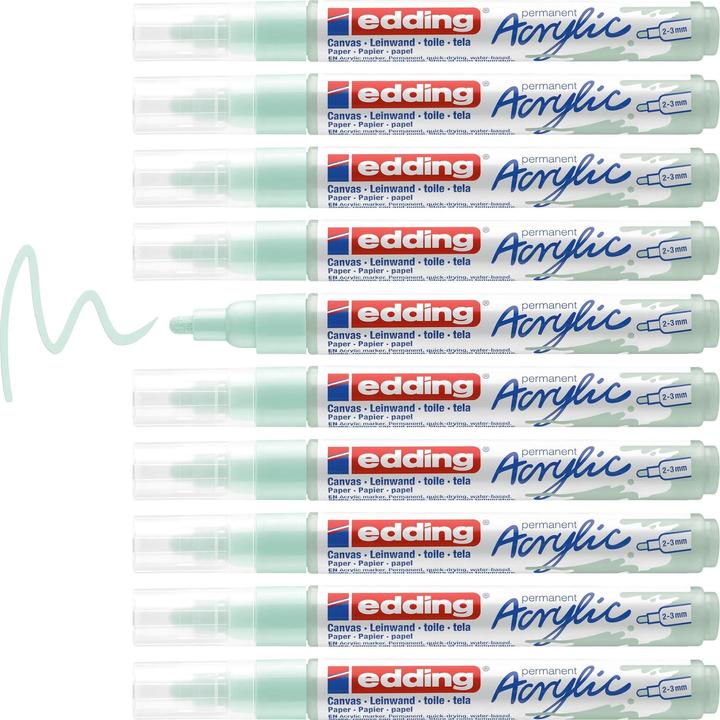 Produktbild Edding Acrylmarker 5100 Medium (Mellow mint, 3 mm, 1 x)