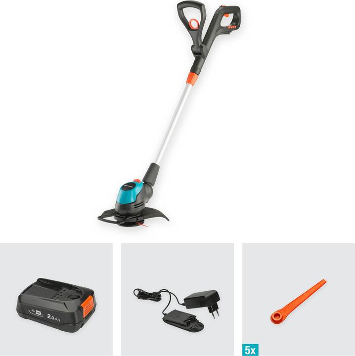 Actual product image Gardena EasyCut 23/18V P4A (Plastic knives)