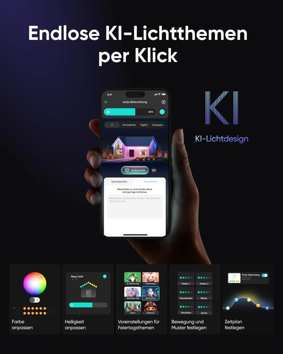 Productafbeelding eufy Buiten String Light E10 (29 m)